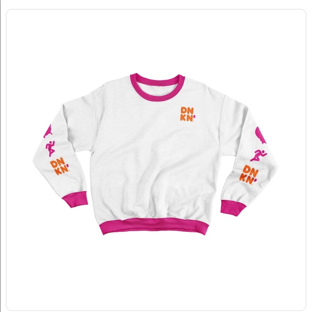 Dunkin cropped sweatshirt 2XL brand new